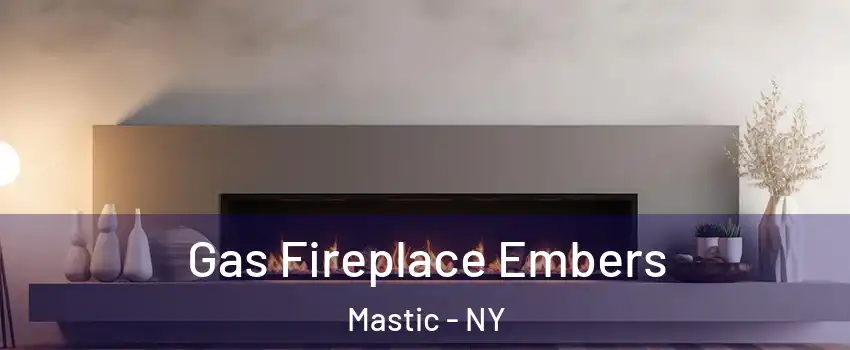  Gas Fireplace Embers Mastic - NY
