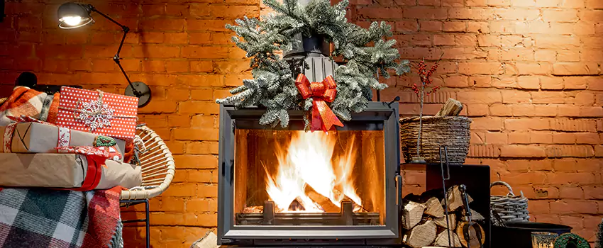 Travis Industries Linear Gas Fireplace Installation in Mastic, New York