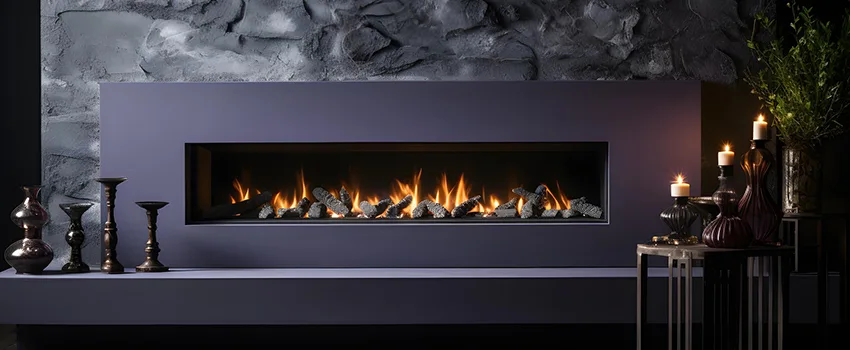 Ember Bed for Ventless Gas Fireplace in Mastic, NY