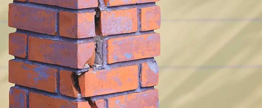 Repairing Cracked Porcelain Tiles for Fireplace in Mastic, NY